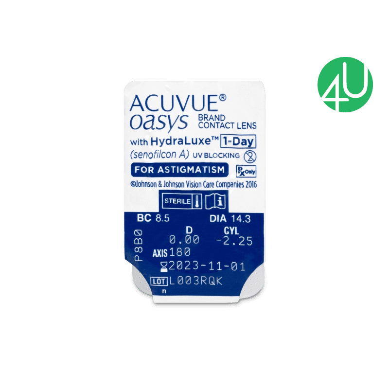 Контактные линзы для астигматизма Acuvue Oasys 1-Day for Astigmatism 30 