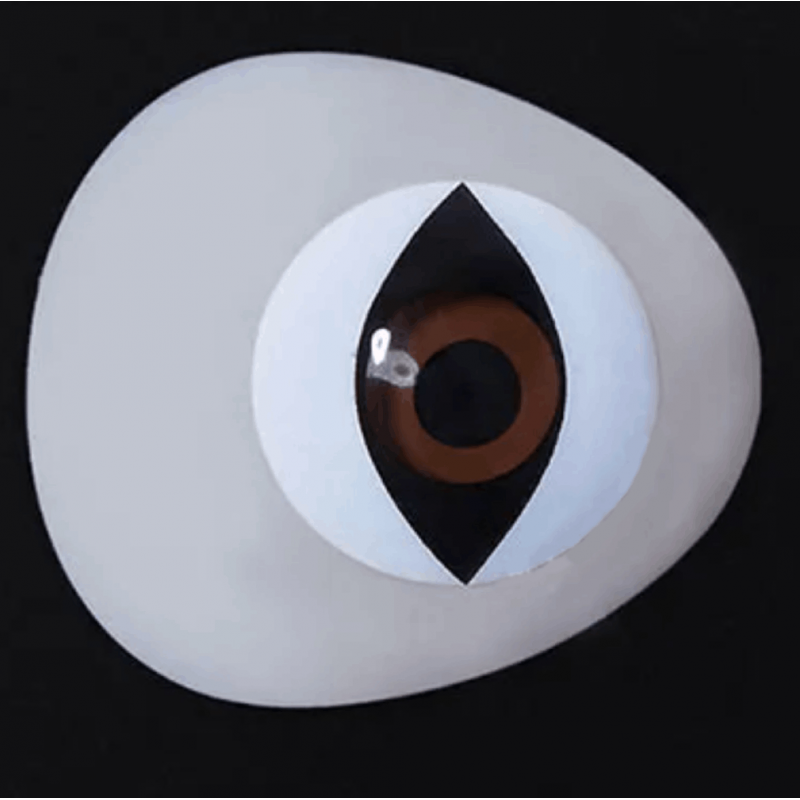  Белые карнавальные крейзи аниме косплей линзы - Кэт Кристалл