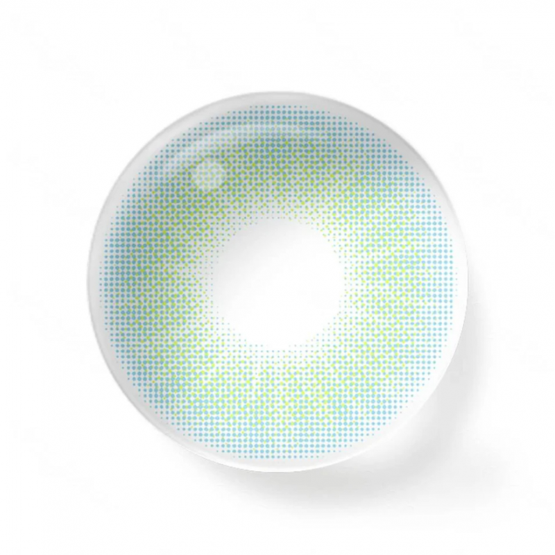 Зеленые линзы с диоптриями