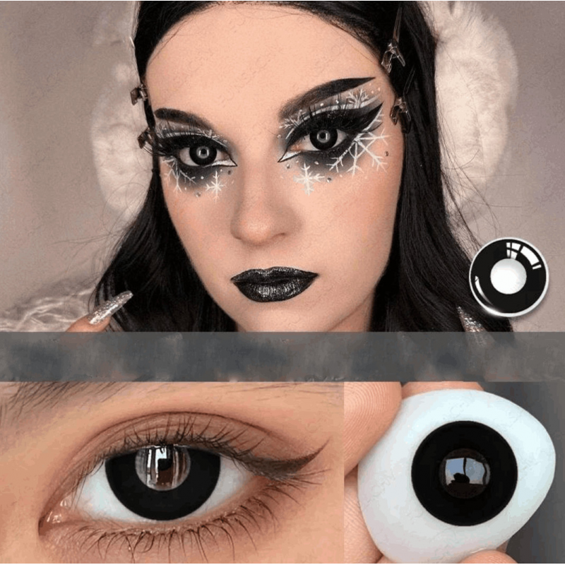 Черные Контактные Линзы - Блэк 