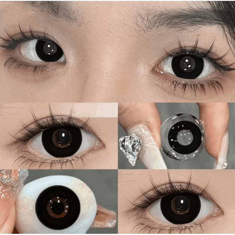 Черные Контактные Линзы - Блэк 