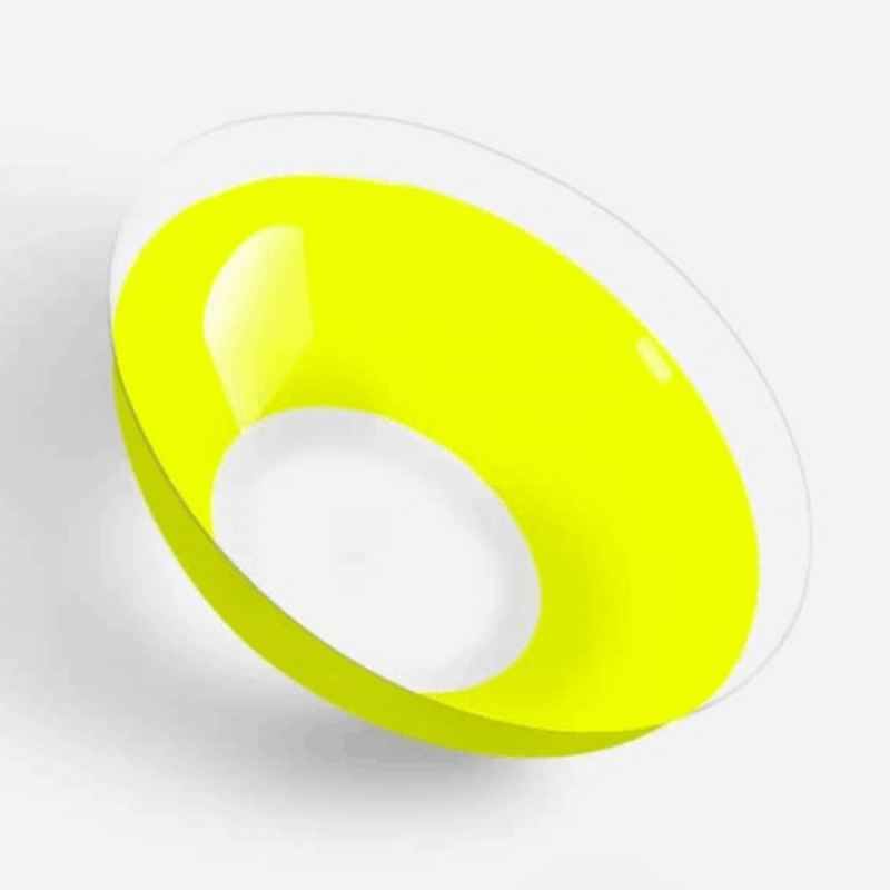 Желтые карнавальные крейзи аниме линзы - Элоу