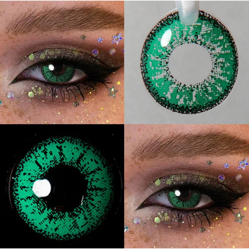 Контактные Линзы Зеленые - Бирюза