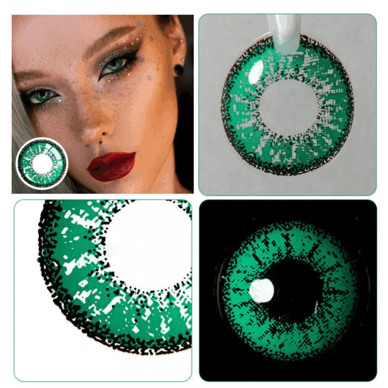 Контактные Линзы Зеленые - Бирюза