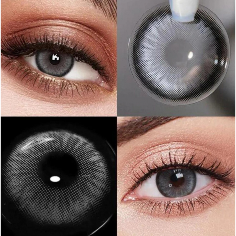 Контактные Линзы Серые - Дрим Грей