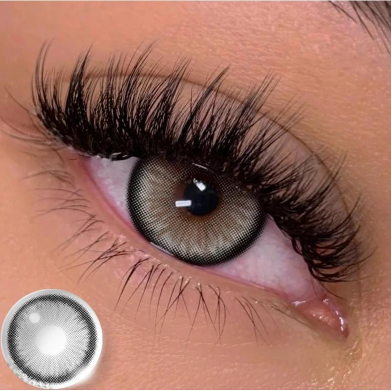 Контактные Линзы Серые - Дрим Грей