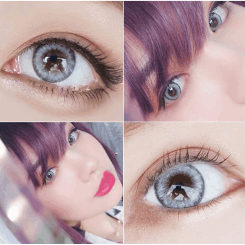 Контактные Линзы Серые - Айс Мун