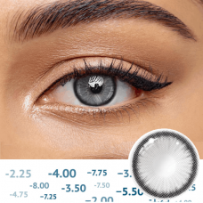 Лялькові Сірі ( NEW ) - Сірі контактні лінзи з діоптріями