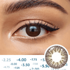 Чоко - Карі контактні лінзи з діоптріями