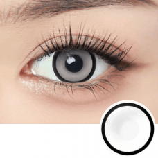 Белые цветные контактные линзы (Crazy) – Мэнсон