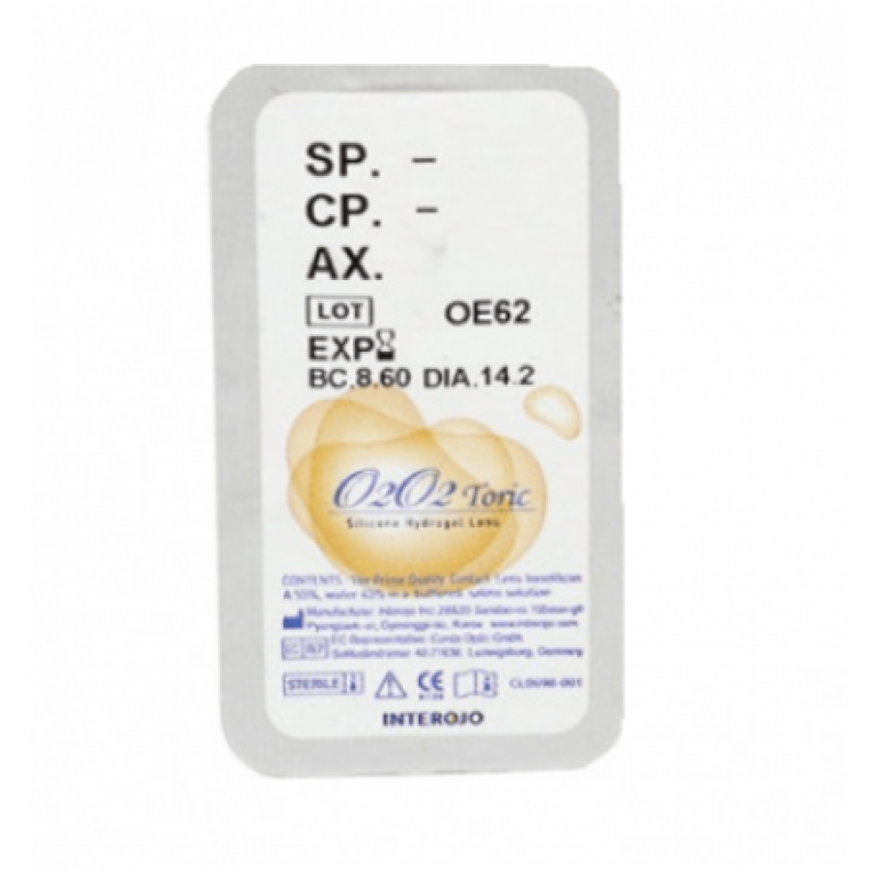 Торические Линзы (для коррекции астигматизма) O2O2 Toric