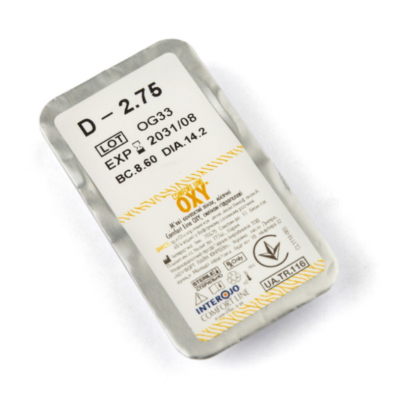 Мультифокальные контактные линзы на один месяц OXY multifocal Comfort Line 