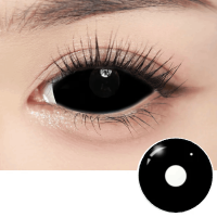 Склеральные Черные Линзы - Блэк 22 мм
