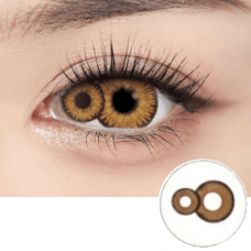 Контактні Склеральні Карі Лінзи  - Містик XL   