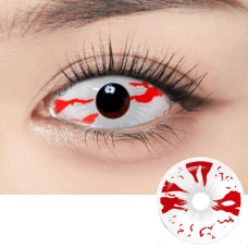 Контактні Склеральні Білі Лінзи  - Зомбі