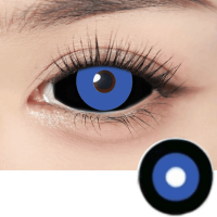  Склеральные Синие Линзы - Хорор Блу 