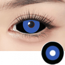 Контактні Склеральні Сині Лінзи  - Хорор Блу   