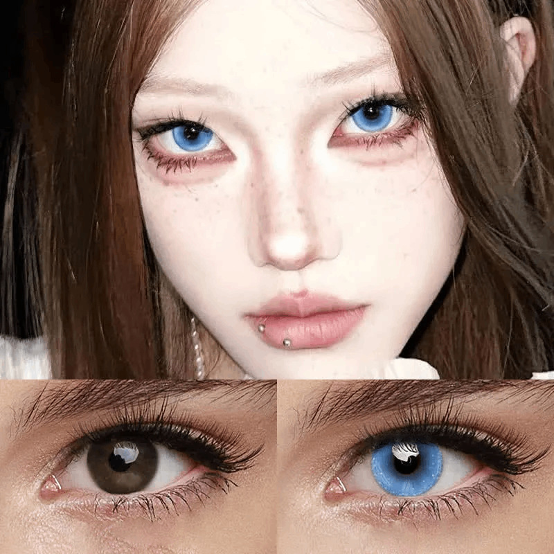 Контактні Лінзи Сині  - Коі Блу