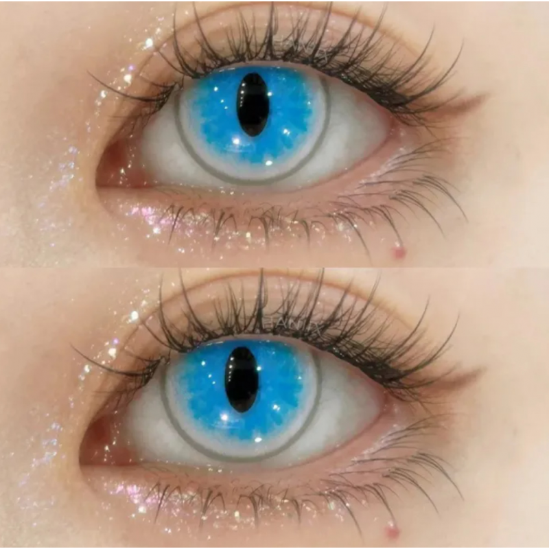 Синие линзы крейзи-аниме  - Кэт Блу