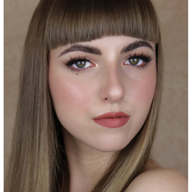 Карие натуральные- естественные линзы с диоптриями - Мун Блу