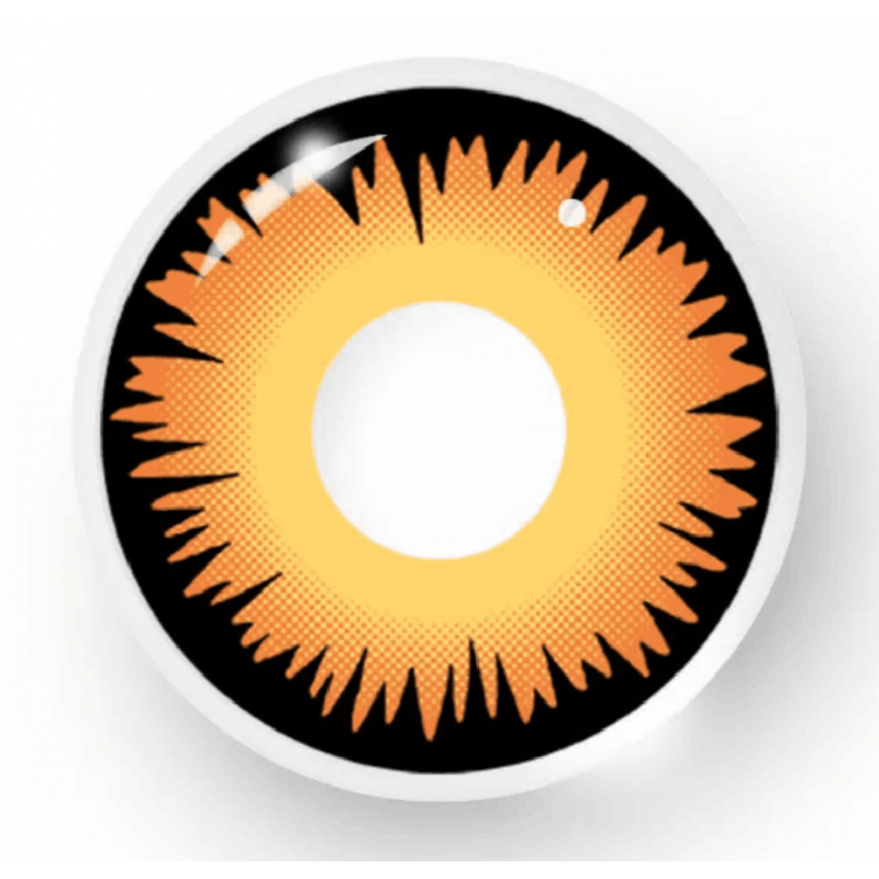 Карі карнавальні крейзі аніме косплей лінзи - Медові