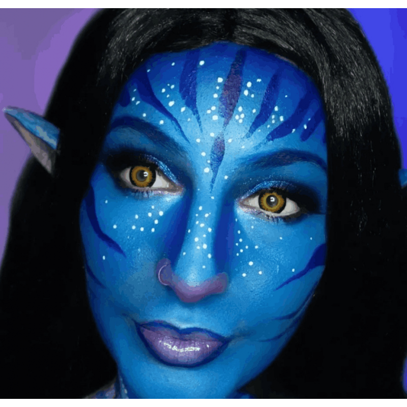 Карі карнавальні крейзі аніме косплей лінзи - Медові