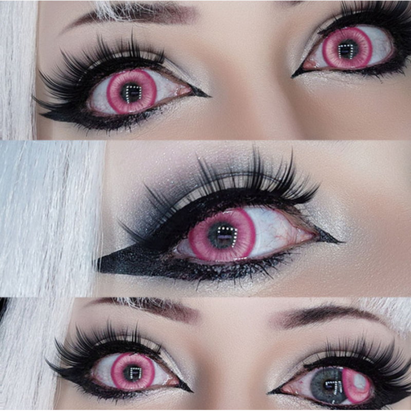 Контактные линзы розовые - Дрим Пинк