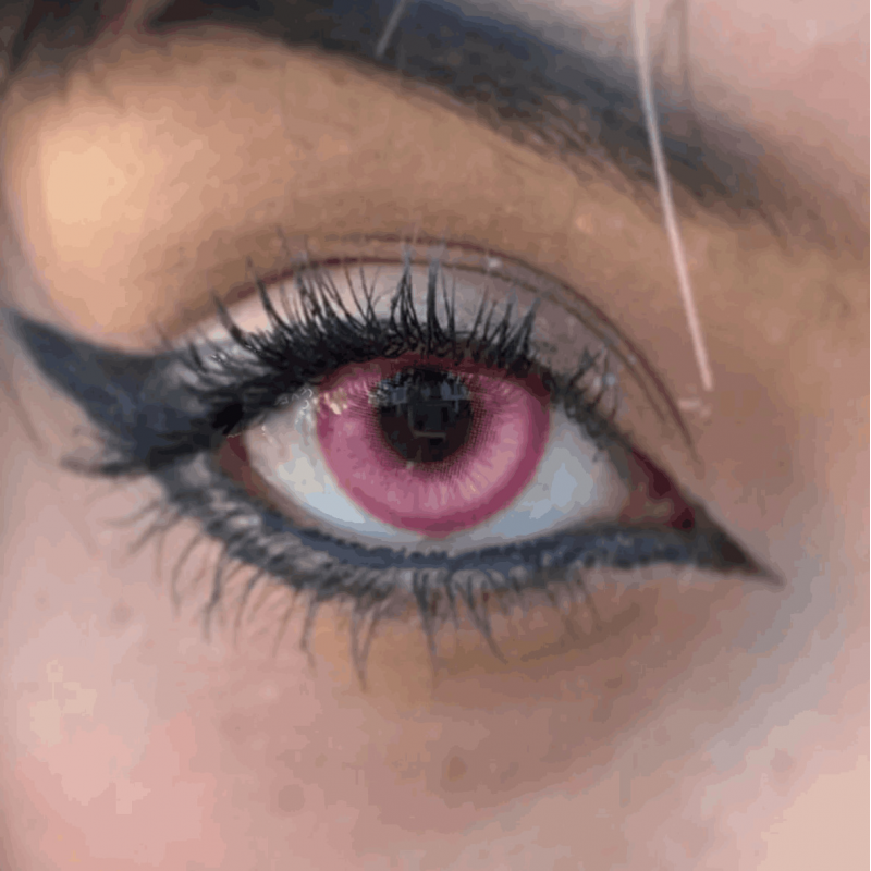 Контактные линзы розовые - Дрим Пинк