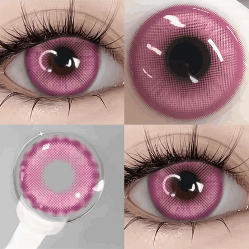 Контактные линзы розовые - Дрим Пинк