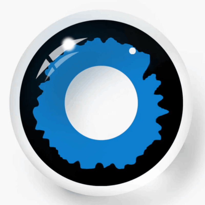 Контактные Линзы Синие - Блу Неон