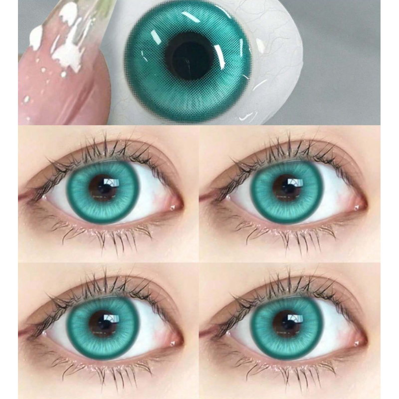 Контактные Линзы Зеленые - Айс Дрим Минт