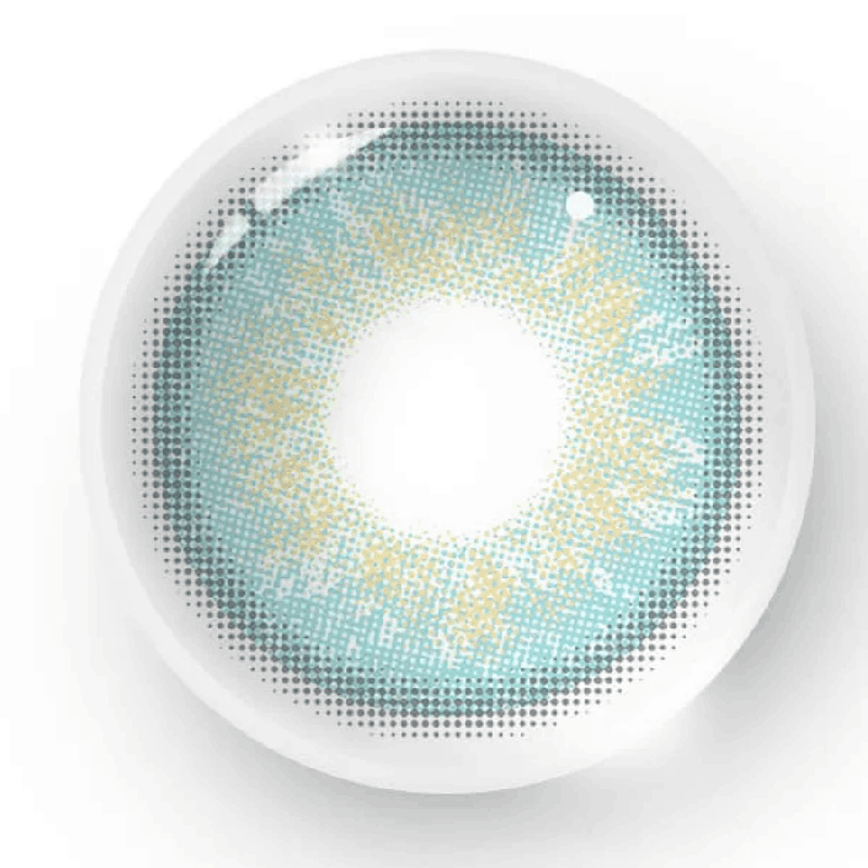 Сині натуральні-природні лінзи з діоптріями - Мілк Блу