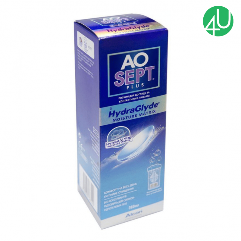 Універсальна рідина для лінз Aosept Plus