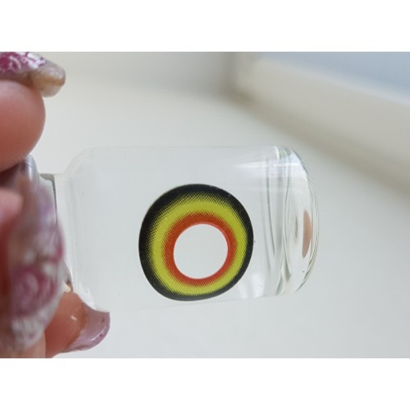 Контактні Лінзи Зелені - Гоблін 17мм