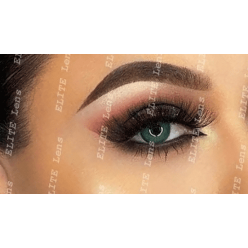 Зелені натуральні-природні лінзи з діоптріями - Мілк Спрінг