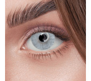 Серые натуральные линзы для темных и светлых глаз