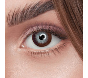 Коричневі натуральні лінзи для зору для темних та світлих очей