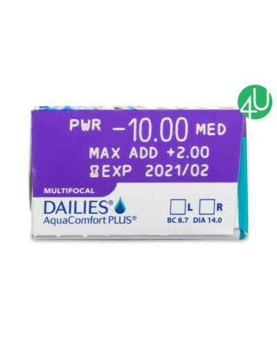 Мультифокальні одноденні контактні лінзи Dailies Aqua Multifocal