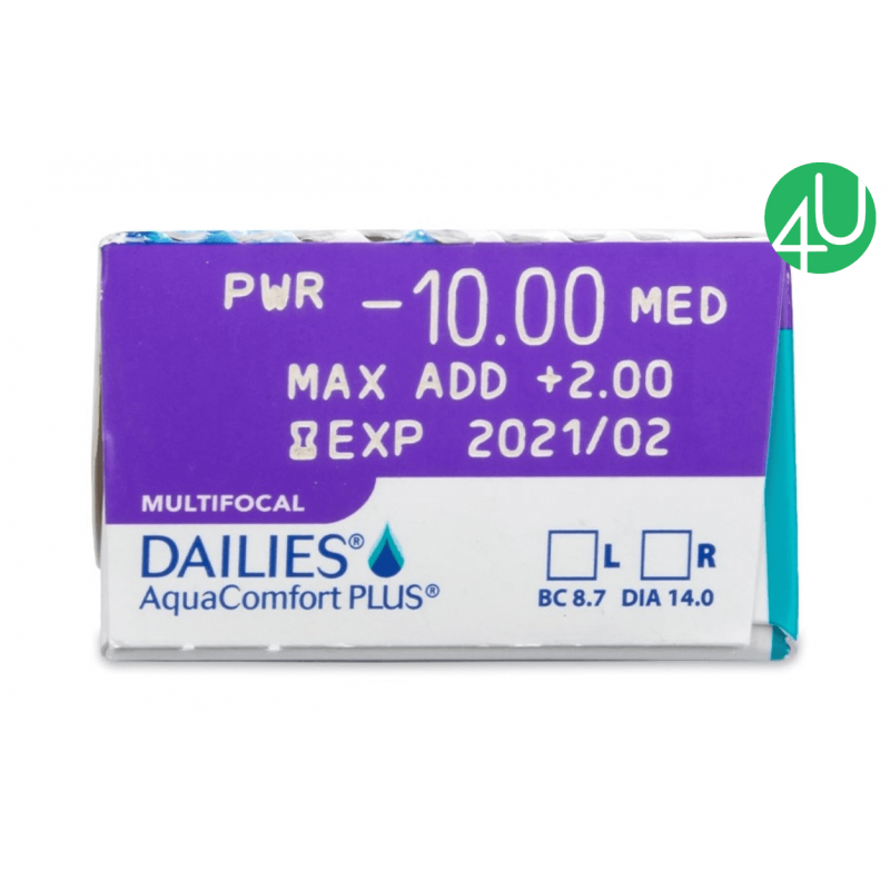 Мультифокальные однодневные контактные линзы Dailies Aqua Multifocal