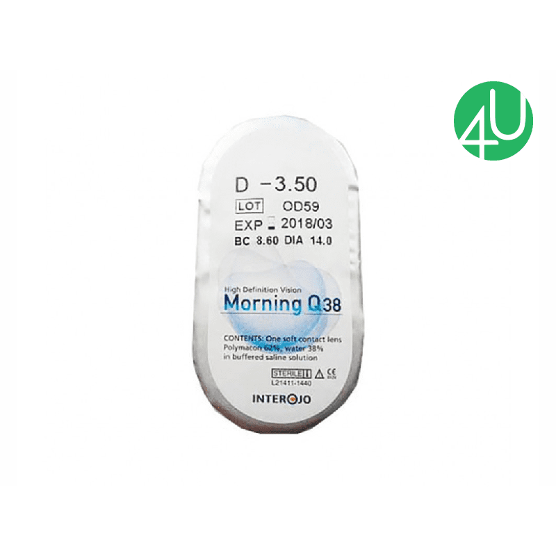 Квартальные контактные линзы Morning Q 38