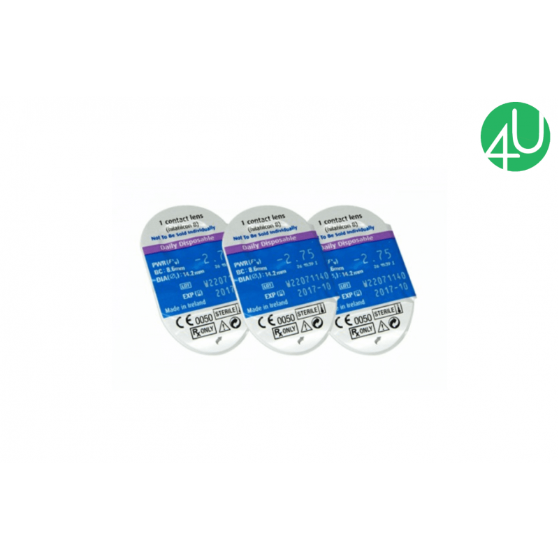 Soflens Daily Disposabl 30 шт. | Одноденні контактні лінзи Bausch+Lomb