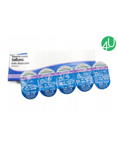 Soflens Daily Disposabl 30 шт. | Одноденні контактні лінзи Bausch+Lomb