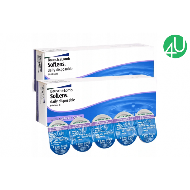 Soflens Daily Disposabl 30 шт. | Одноденні контактні лінзи Bausch+Lomb