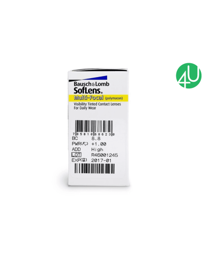 Мультифокальні контактні лінзи на один місяць Soflens Multifocal