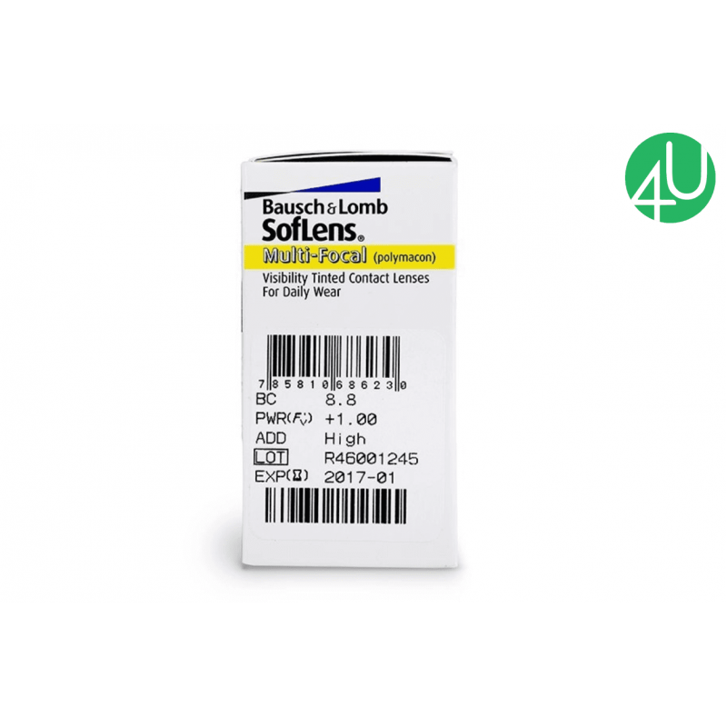 Мультифокальні контактні лінзи на один місяць Soflens Multifocal