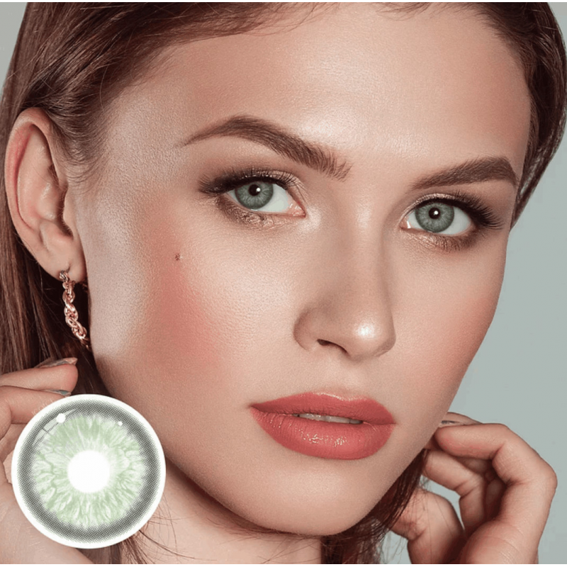 Контактные линзы зеленые - Аура Грин