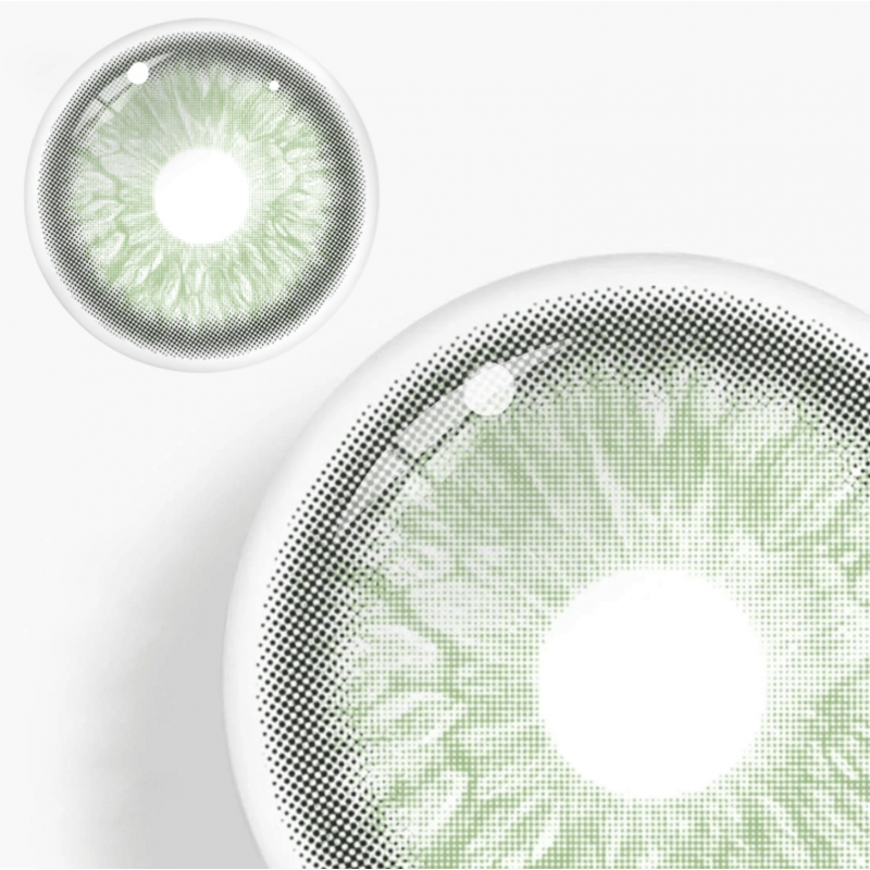 Контактные линзы зеленые - Аура Грин