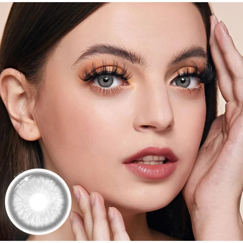 Контактные линзы серые - Аура Грей