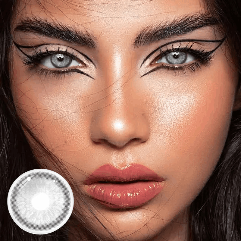 Контактные линзы серые - Аура Грей