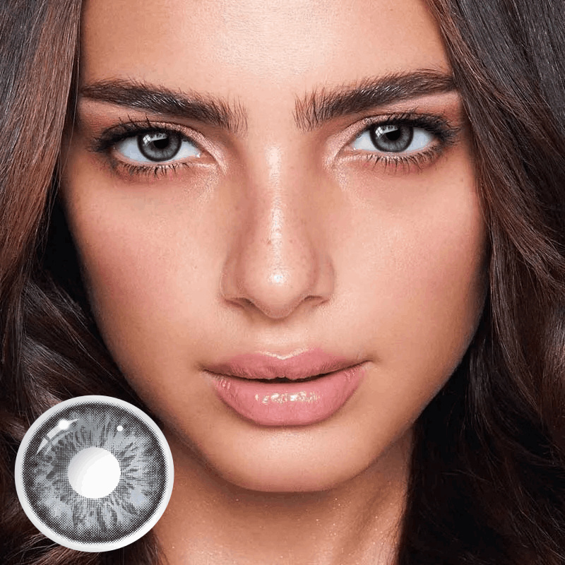 Контактные линзы серые - Аура Грей